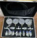 Portable Hydraulic Pressure 4 Gauges Excavator Hydraulic Pressure Test Kit - Image 2