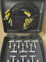 Excavator Part 7 test Point +3 test Hose +3 Pressure Hydraulic Pressure Gauge +1 Hydraulic Coupling Hydraulic test Kit - Image 3