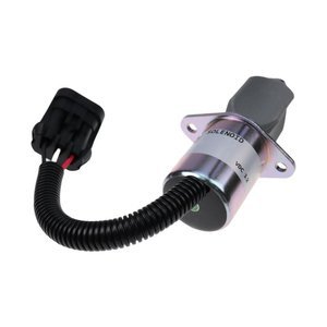 12V Shutoff Solenoid Valve 6681513 for Bobcat Skid Steer & Excavator Engines