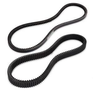 Drive & Starter Belt Kit for Kawasaki 13 HP EZGO RXV/TXT – OEM Replacement