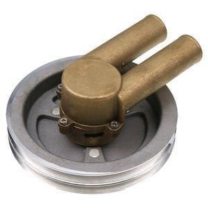 Double V-Belt Sea Water Pump Pulley for Volvo Penta 4.3L/5.0L/5.7L Engines
